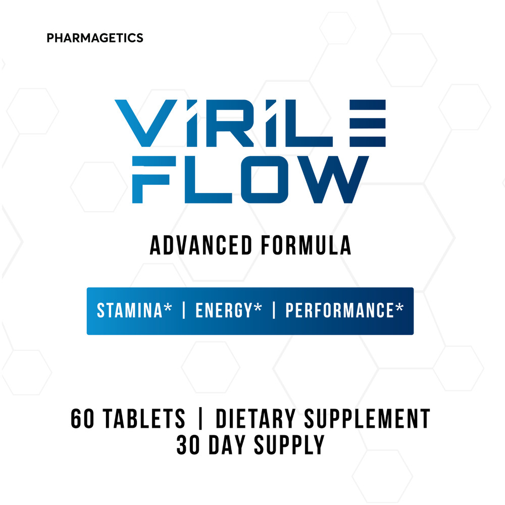 Virile Flow – Male Performance Supplement, Virility Pills – 60 Tablets Official