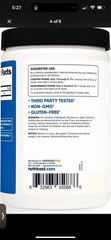 Nutricost Pure Creatine Monohydrate 500 Gram Powder