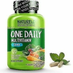 Naturelo One Daily Multivitamin For Men 50+ 120 Vegetaria Capsules Exp 9/23/26