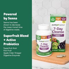 7-Day Detox Cleanse – Whole Body Cleanse & Detox Pills for Women & Men, Powered