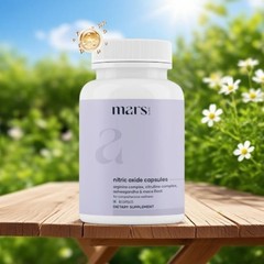 Mars Nitric Oxide 60 Capsules – Supports Energy & Circulation& Muscle Recovery