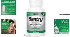 Sentry Senior Multivitamins, 125-Count Tablets – Nutrients for Active Lifestyles