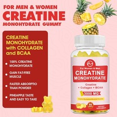 Beworths Creatine Monohydrate Capsules – Bodybuilding Muscle Growth – 90 Pills