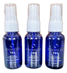 3 PACK Glass Bottle Advanced TRS Coseva Toxin Contaminant Removal Cleanse Detox