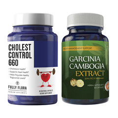 Cholesterol Support Heart Supplement Garcinia Cambogia Weight Management 60 Caps