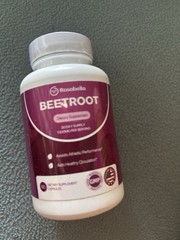 Rosabella Organic Beetroot Capsules 60 Count 1300mg Exp 09/2028