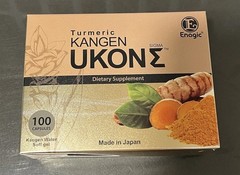 Natural Tumeric 100 Capsule-Kangen Ukon Anti Oxidizing Supplement New Packaging