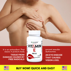 VITAMIN E – Antioxidant Supplement – Natural Immune Defenses –