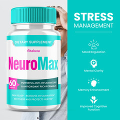 (5 Pack) NeuroMax Pills with Natural Formula for Brain Supplement (300 Capsules)