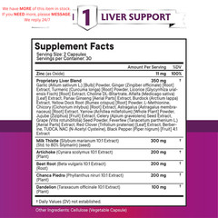 NEW AGE Milk Thistle NAC Chanca Piedra Beet Root 60 Count (Pack of 3)