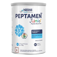 Nestle Peptamen Junior Peptide Based Diet 400 gm Vanilla Delivers Rapid Energy