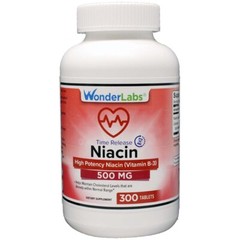 Wonder Laboratories Niacin Time Release 500 Mg