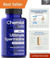 High-Quality Spermidine Capsules – 120 Servings, & 3rd Party Tested