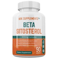 5 Bottle Beta Sitosterol 800mg Prostate Support Urinary Bladder KRK Supplements.