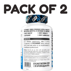 EVLution Nutrition FlexMode High Absorption Joint Support – 90 Count – Pack of 2