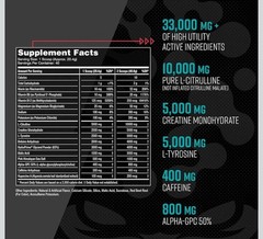 Gorilla Mind Pre Workout – Massive Pumps Laser Focus Energy Power -…