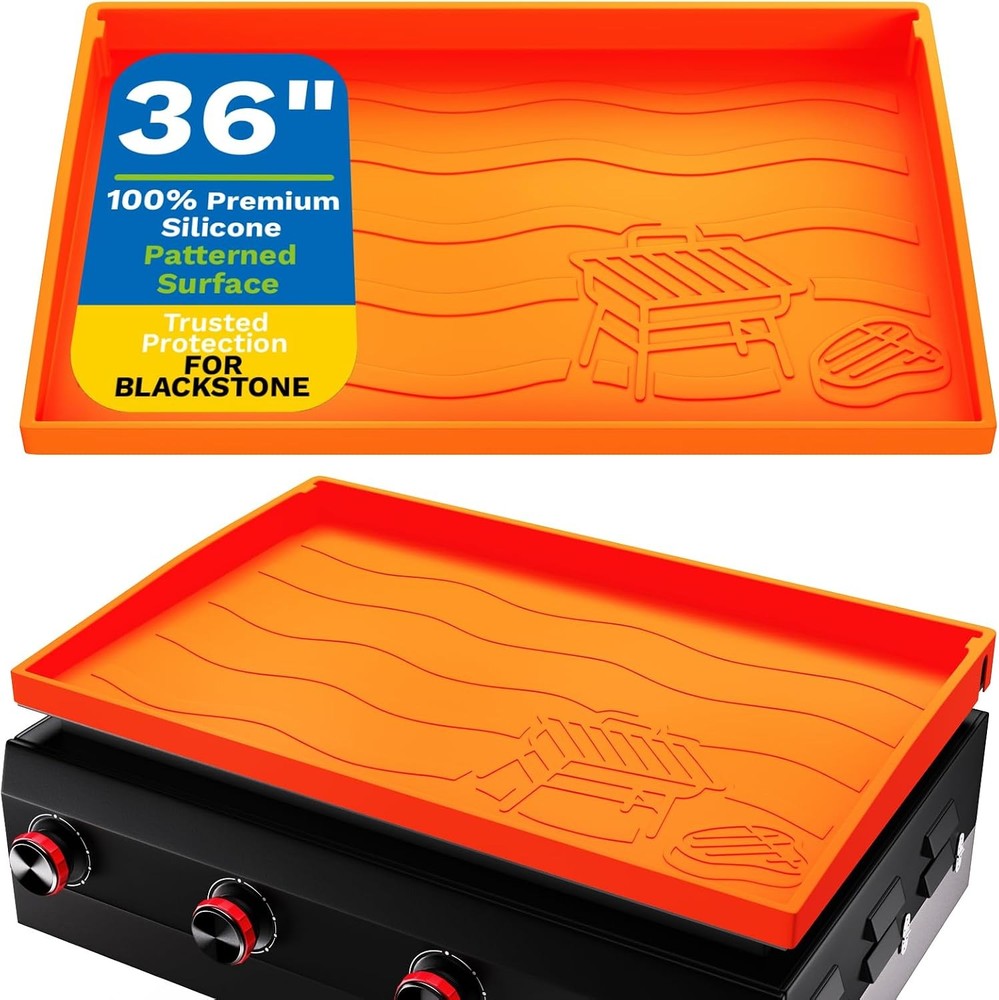 Upgraded Full-Coverage Silicone Griddle Cover for Blackstone 36 Inch Grill, Heav
