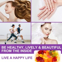 Collagen Vitamin Gummies for Hair Skin & Nails, #1 Premium Collagen Supplement