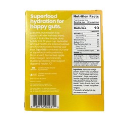 Blume Superbelly Hydration + Probiotic Lemon Ginger 7 Pack 1oz Total BB 05/2026