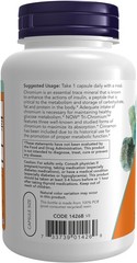 NOW Foods Supplements, Tri-Chromium™ 500 mcg with 180 Count (Pack of 1)