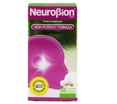 NEUROBION CLASSIC HIGH POTENCY FORMULA 100 TABLETS, Exp. 4/2025