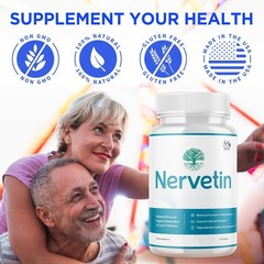 (5 Pack) Nervetin Capsules, Official Nervetin Pills with All Natural Ingredien