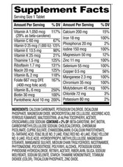 Equate Complete Multivitamin/Multimineral Supplement Tablets, Adults, 200 Count