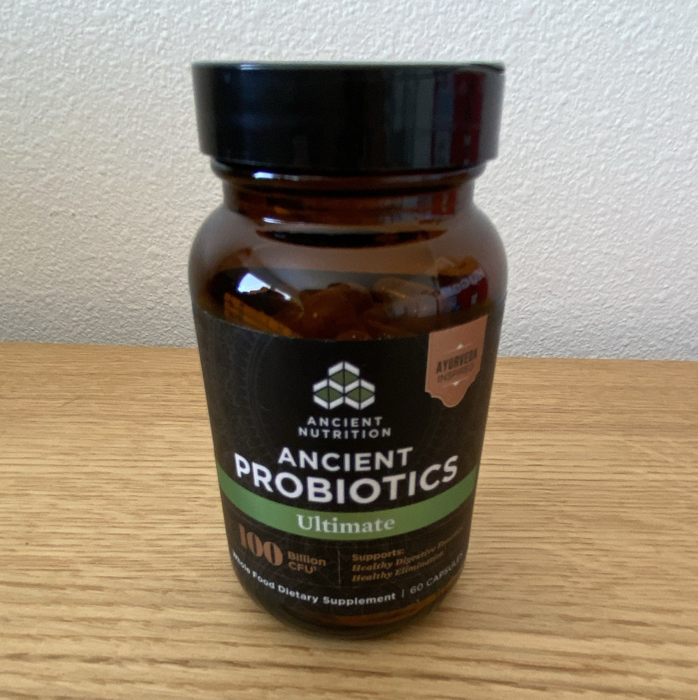 Ancient Nutrition Ancient Probiotics Ultimate 100B CFU 60 Caps Exp 03/2027