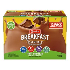 Carnation Breakfast Essentials High Protein Nutritional Drink Shakes, Rich Milk
