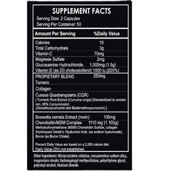 joint support Collagen Glucosamine Chondroitin hyaluronic acid MSM