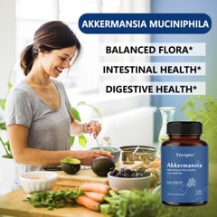 Akkermansia Muciniphila Live Probiotic Supplements Gut Health 30-120 Capsules