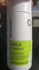 Milk Thistle Liver Detox Supplement – 300mg Silymarin – OXYENERGY – 90 Veg Caps