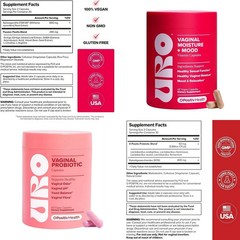 URO Wellness Bundle: Vaginal Moisture & Mood 60ct + Vaginal Probiotics 60ct