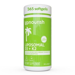 Liposomal D3 & K2 MK-7, Advanced Absorption for Optimal Bone and Immune Healt…