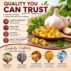 Aged Garlic Extract 300 Aged Odorless Garlic Extract Softgels, Vitalisse AJO…