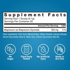 Force Factor Ultimate Magnesium Glycinate Powder 4.36 Ounce (Pack of 1)