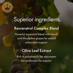 NAOMI Italian Citrus Bergamot 500mg with Resveratrol – Supports Healthy Choles