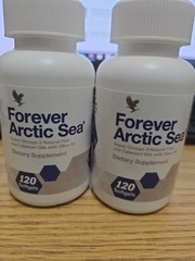 2 FOREVER ARCTIC SEA (120 Softgels) for lower Cholesterol HALAL Exp. 2028
