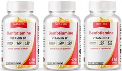 360 Benfotiamine Capsules 300mg Fat Soluble Thiamine Vit B1 NON-GMO,Gluten Free