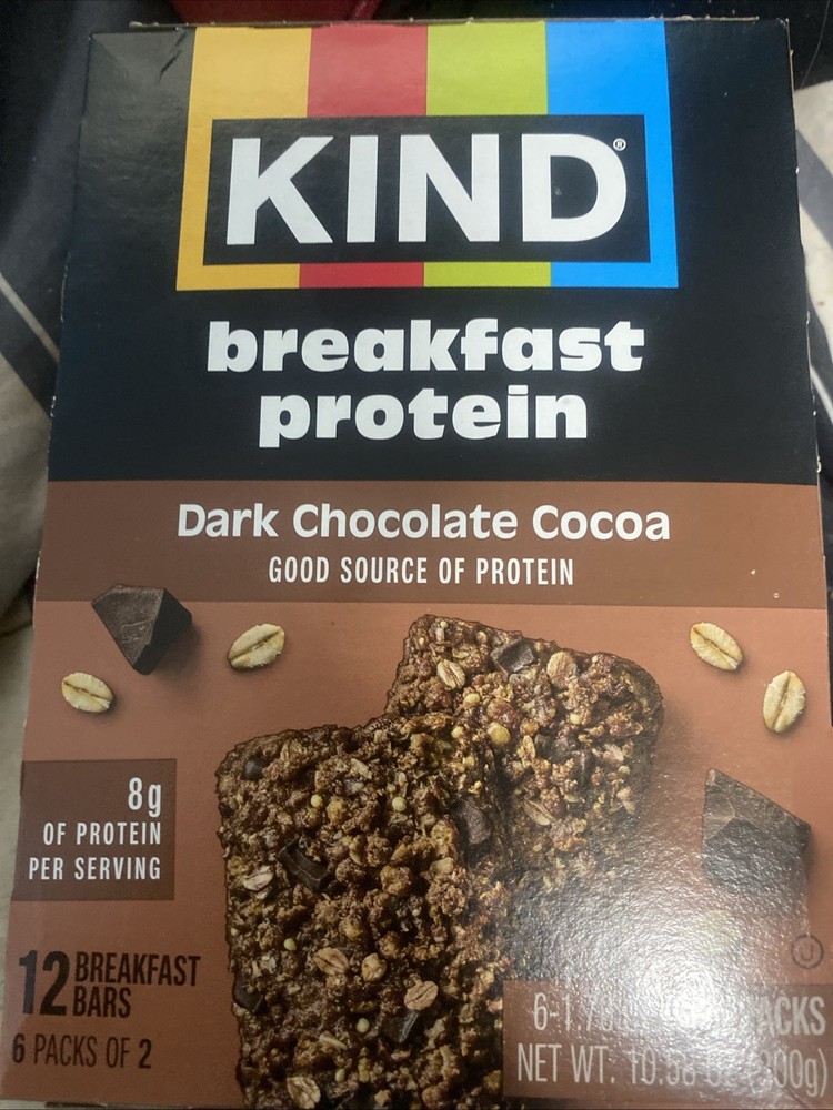 KIND Breakfast Protein Bars, Dark Chocolate Cocoa, Healthy Snacks, Gluten Fre…
