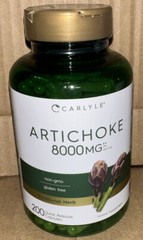 Carlyle Artichoke Extract Capsules 8000mg | 200 Count | Non-GMO, Gluten Free…