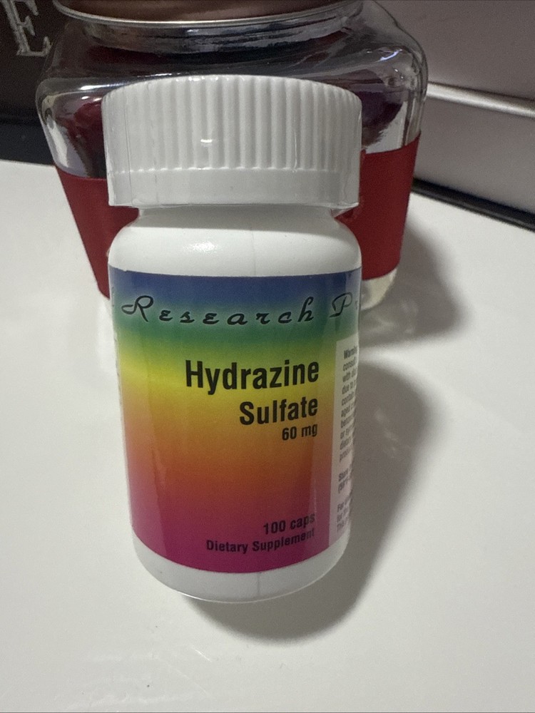 Hydrazine Sulfate, 60mg, 100 Caps, FREE 4 Day Shipping in USA