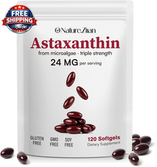 Astaxanthin Supplements 24Mg, Antioxidants Supplement, Supports for Eye &Joint &