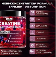 create creatine monohydrate gummies for men women