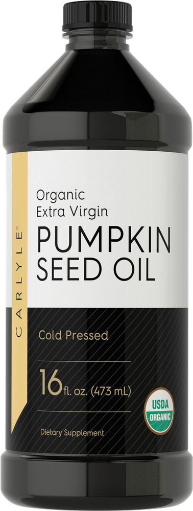 Pumpkin Seed Oil | 16 oz Organic Cold Pressed | Pure, Extra Virgin | by Carlyle