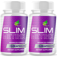 (2 Pack) Slim Metrix Advanced Formula Energy & Fitness SlimMetrix 120 Capsules