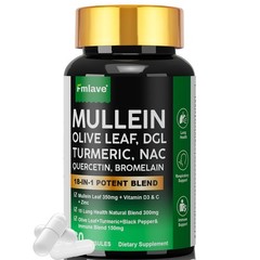 Liver & Lung Cleanse, Detox Support Supplement with Milk Thistle, Mullein Leaf