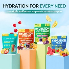 Sugar Free Electrolytes Powder Packets Liquid Daily IV Hydration Packets | I…