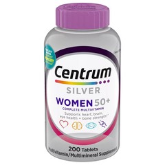 200 Centrum Silver Women 50+ Multivitamin/Multimineral Supplement (Exp: 1/2026)