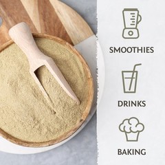 Sunwarrior Organic Psyllium Husk Powder – Plant-Based Fiber for 11.6 Ounce